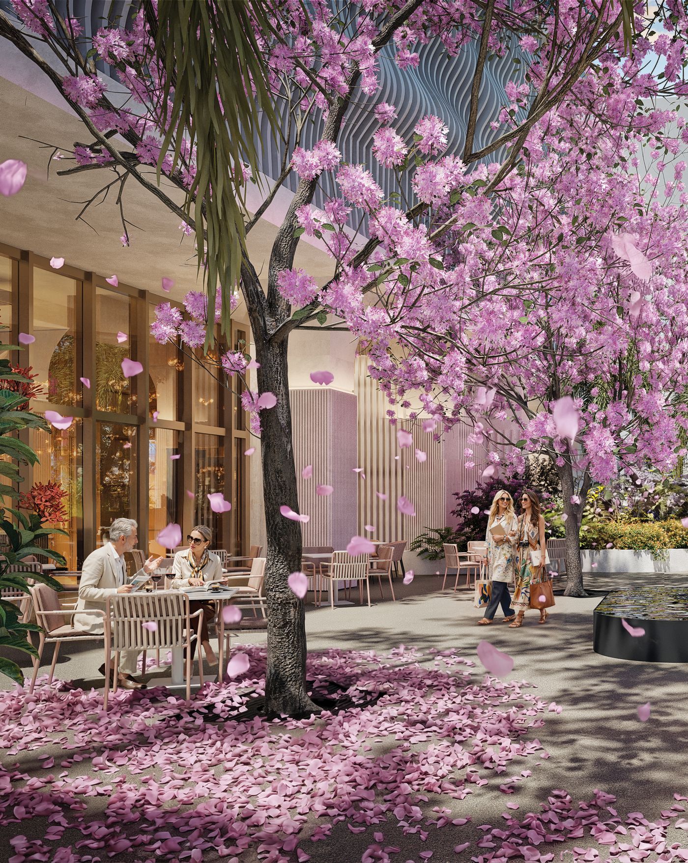Roche Bobois St. Pete Tower — curated amenity space